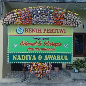 Karangan Bunga Happy Wedding 2