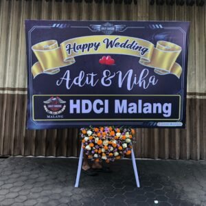 Karangan Bunga Happy Wedding 12